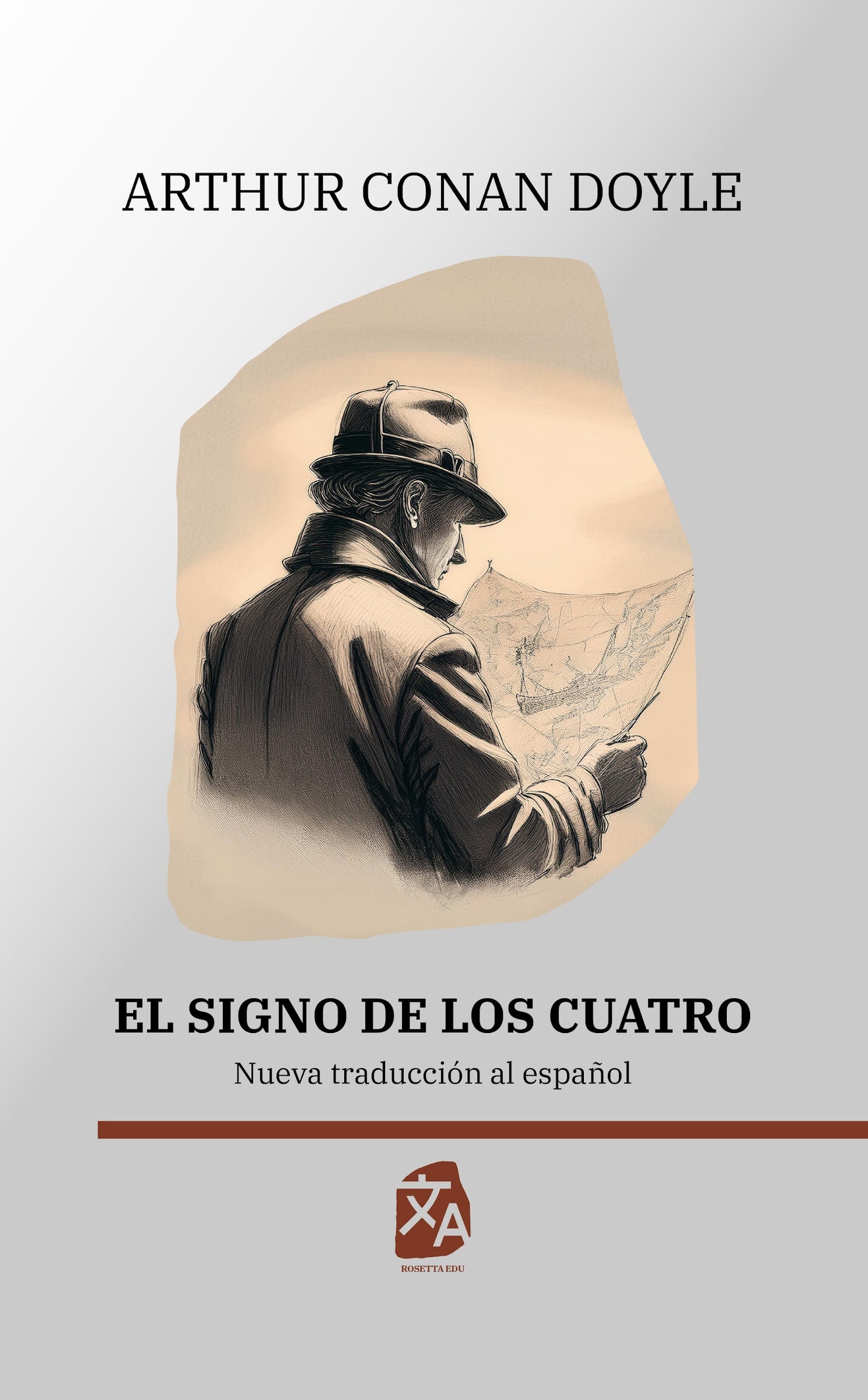 El signo de los cuatro, Arthur Conan Doyle - portada tapa dura