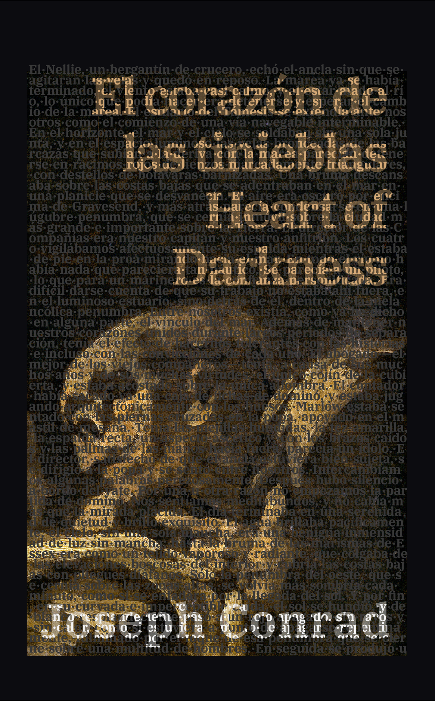 El corazón de las tinieblas - Heart of Darkness | Libro en tapa dura bilingüe - Español / Inglés