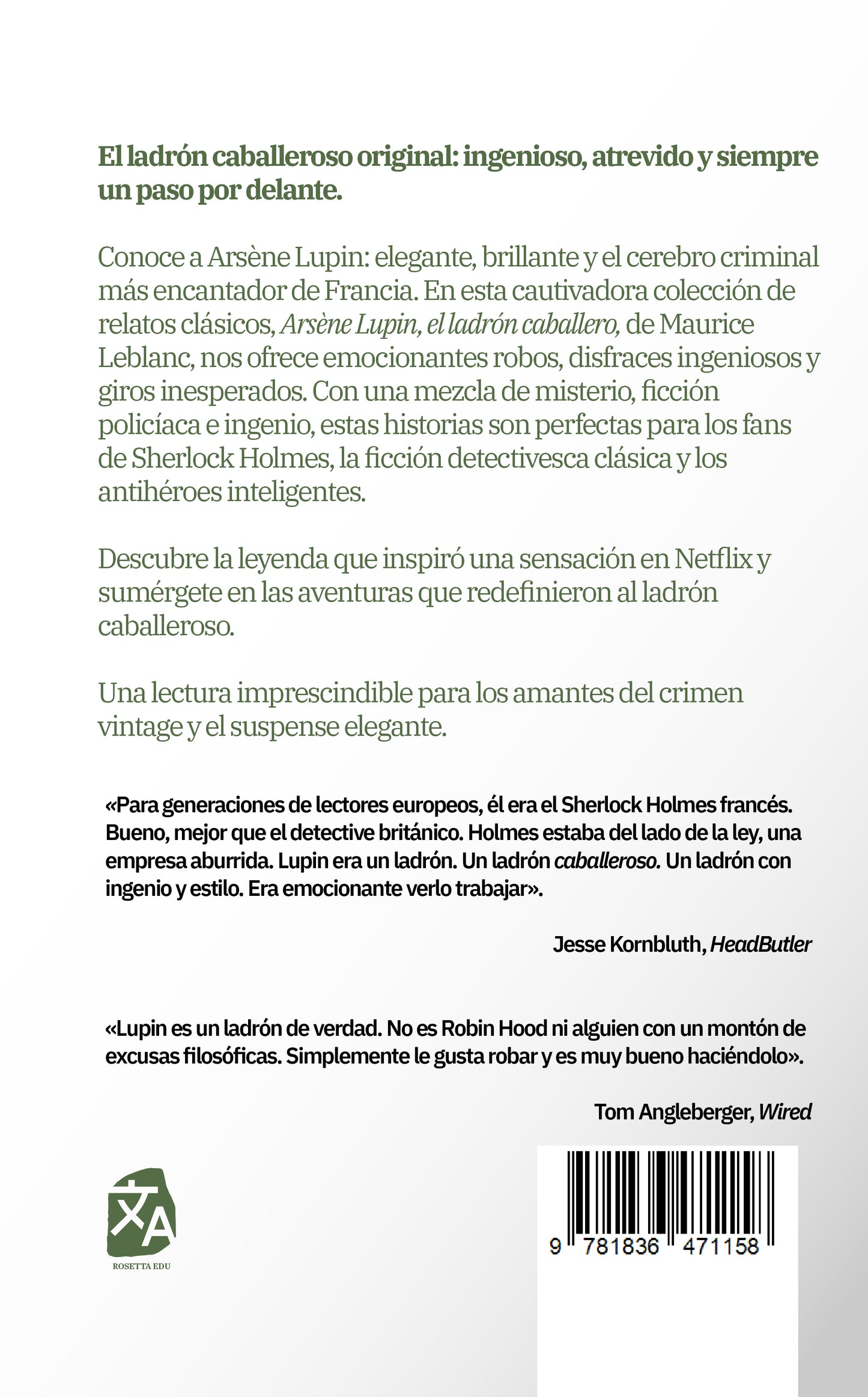 Arsène Lupin, el ladrón caballero | Libro en tapa dura
