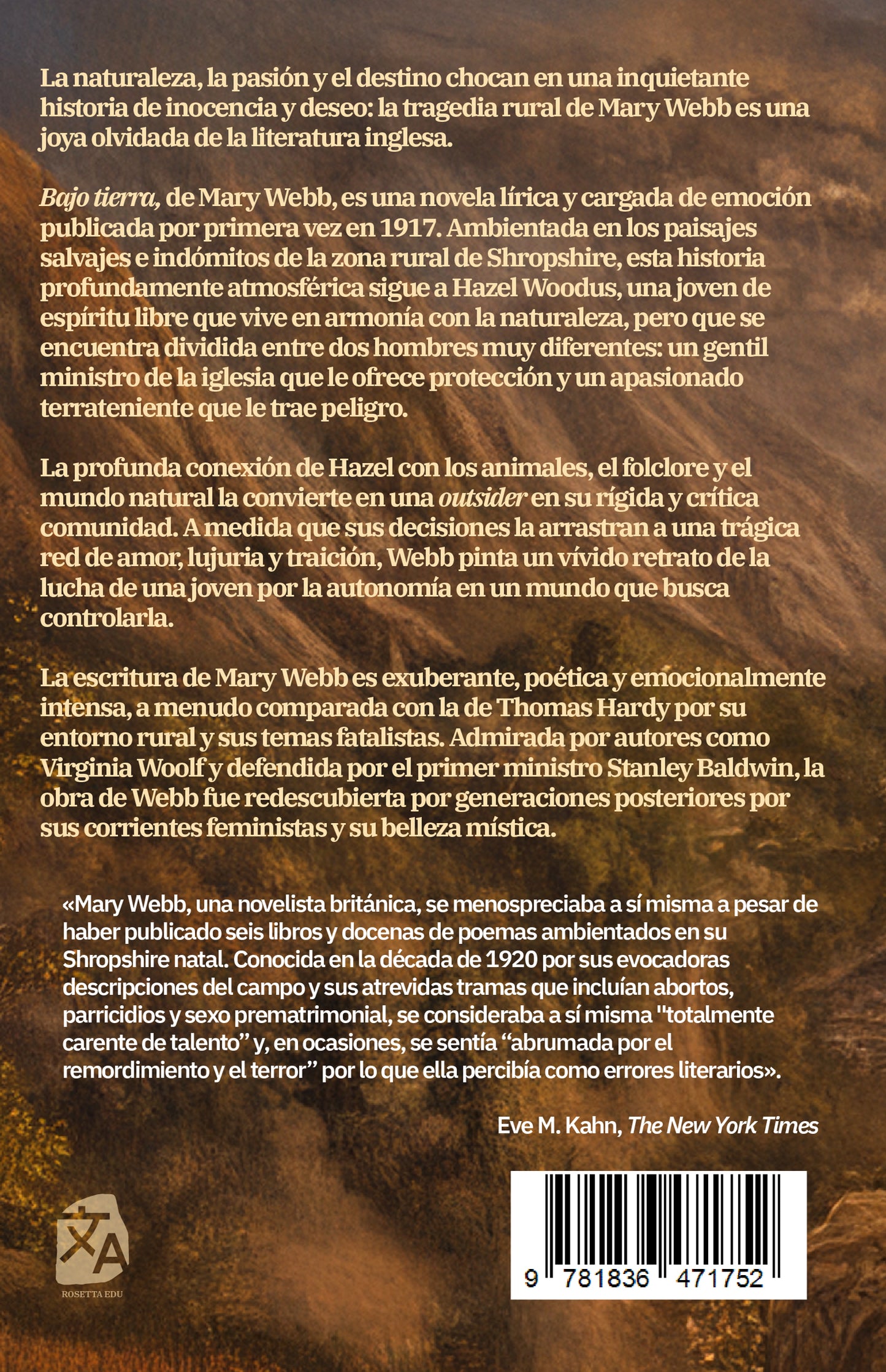 Bajo tierra | Libro