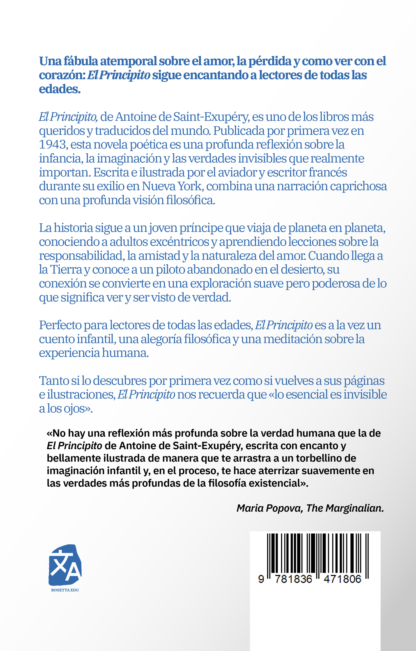 El Principito | Libro en tapa dura