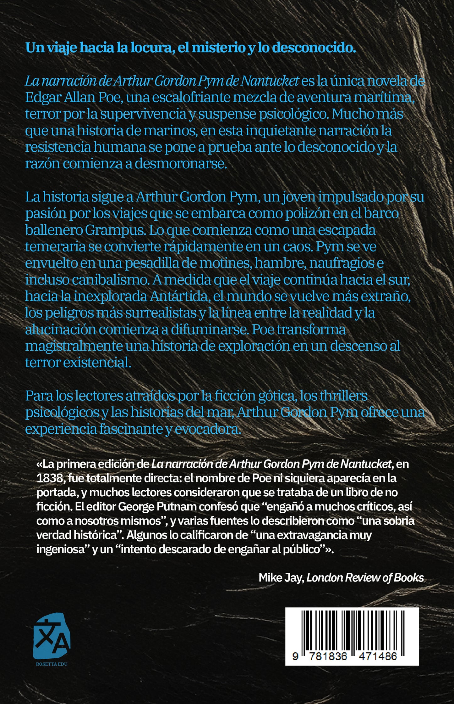 La narración de Arthur Gordon Pym | Libro