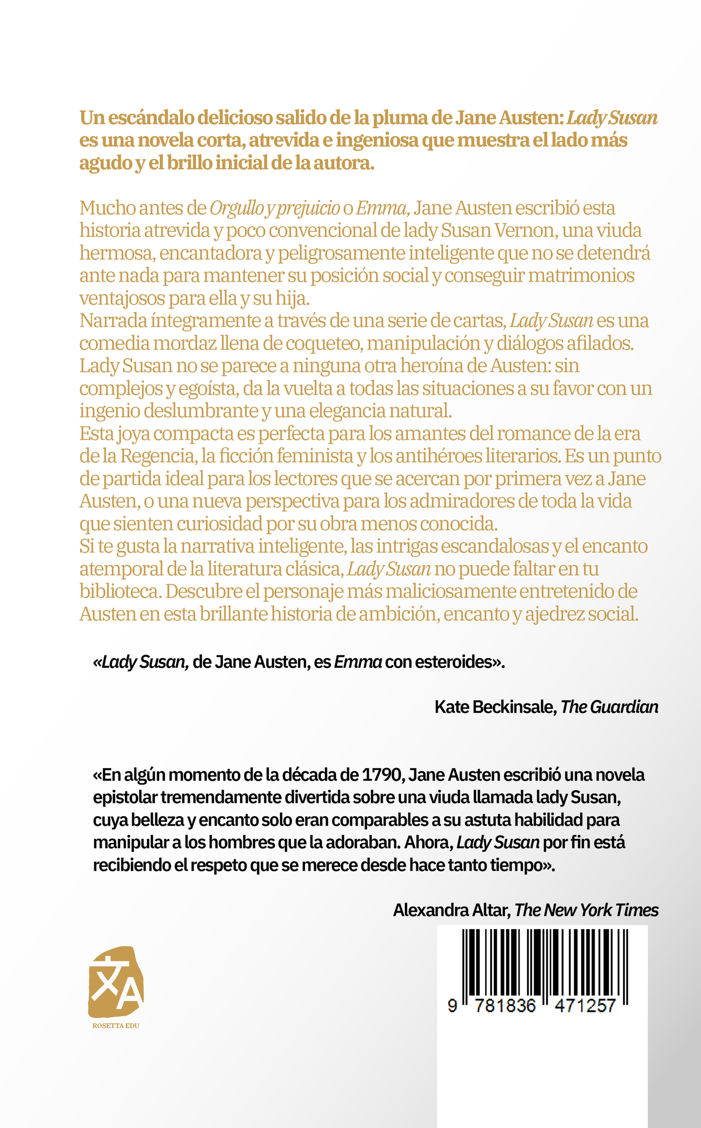 Lady Susan | Libro en tapa dura