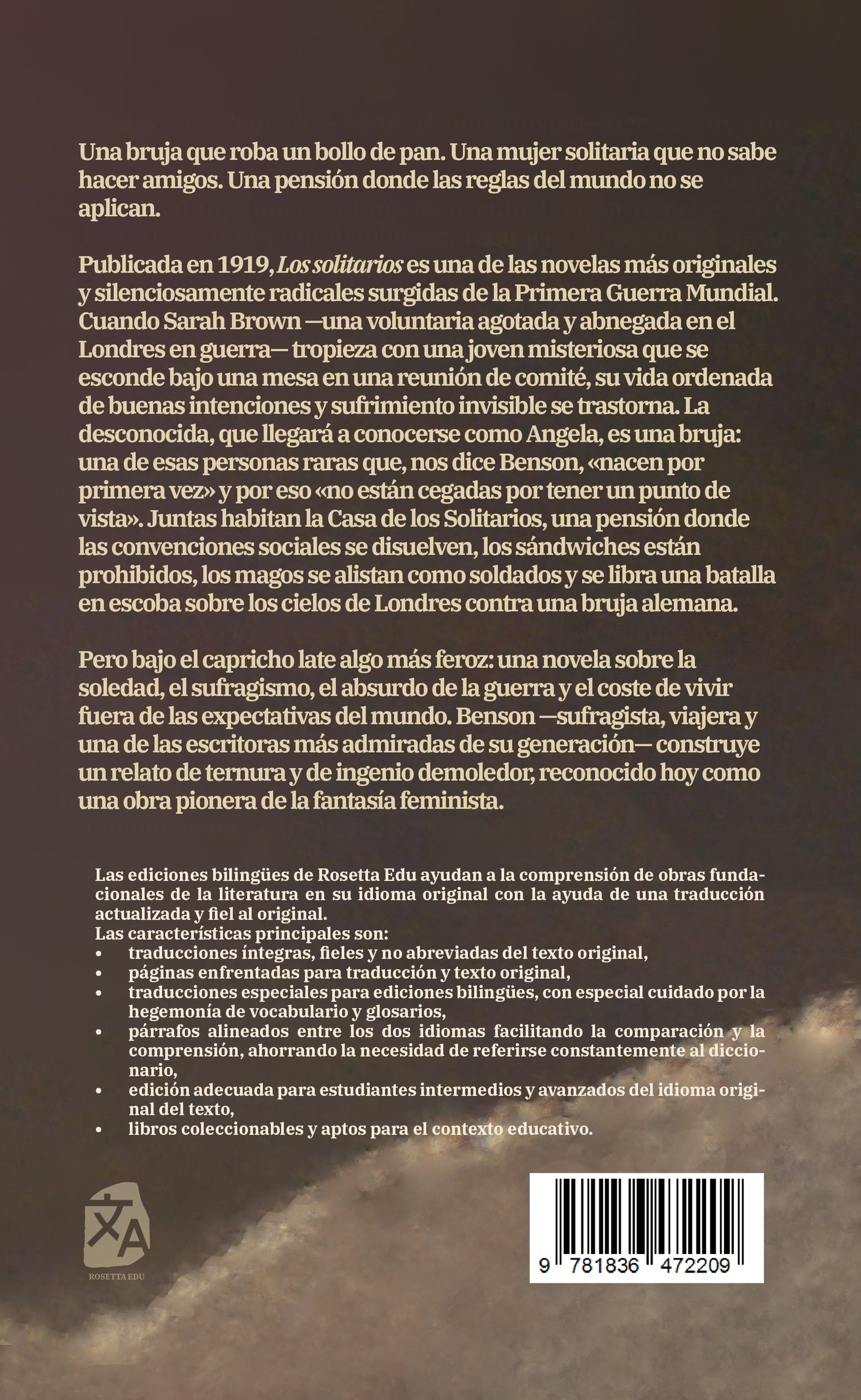 Los solitarios - Living Alone | Libro en tapa dura bilingüe - Español / Inglés