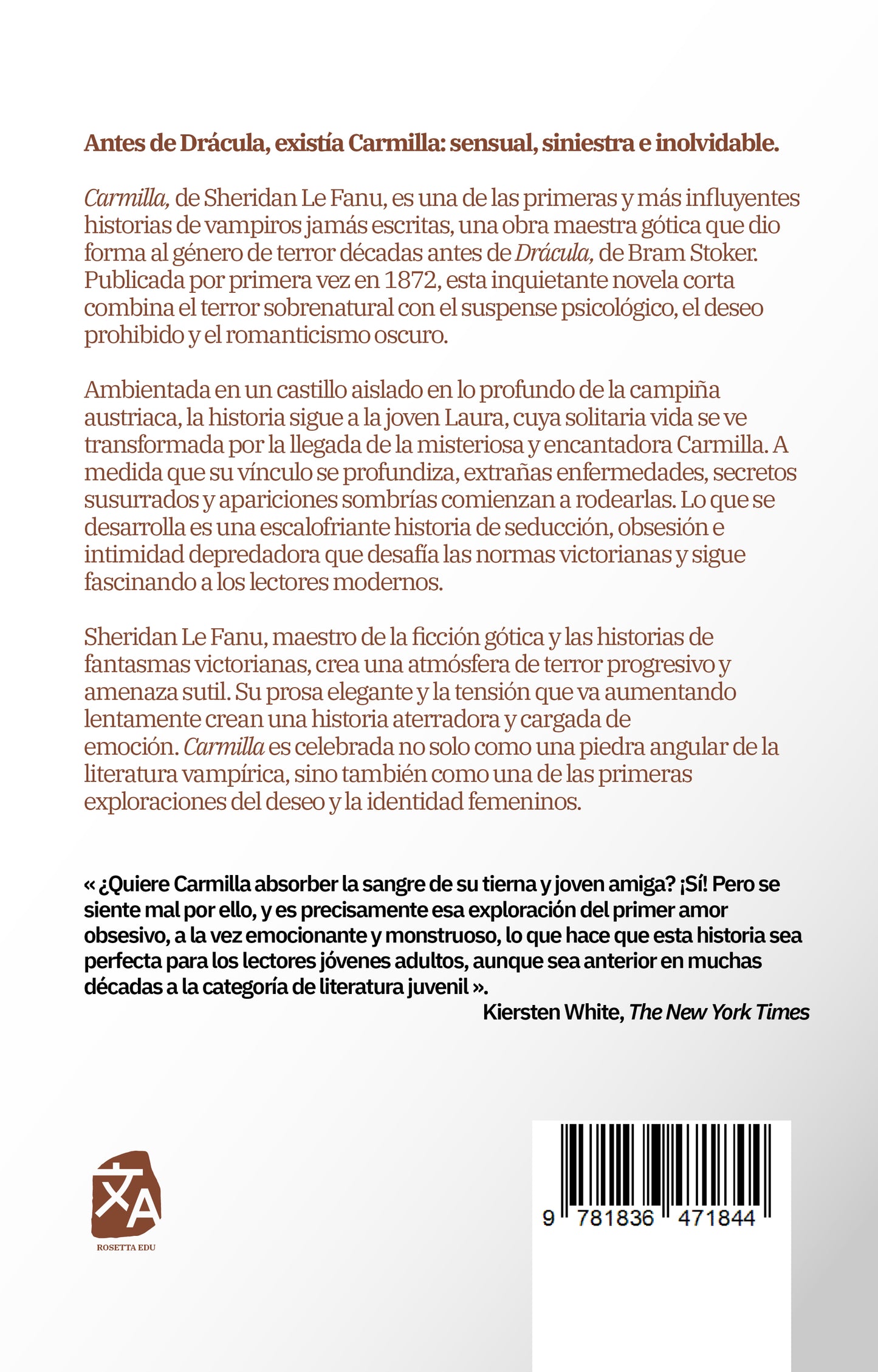 Carmilla | Libro en tapa dura