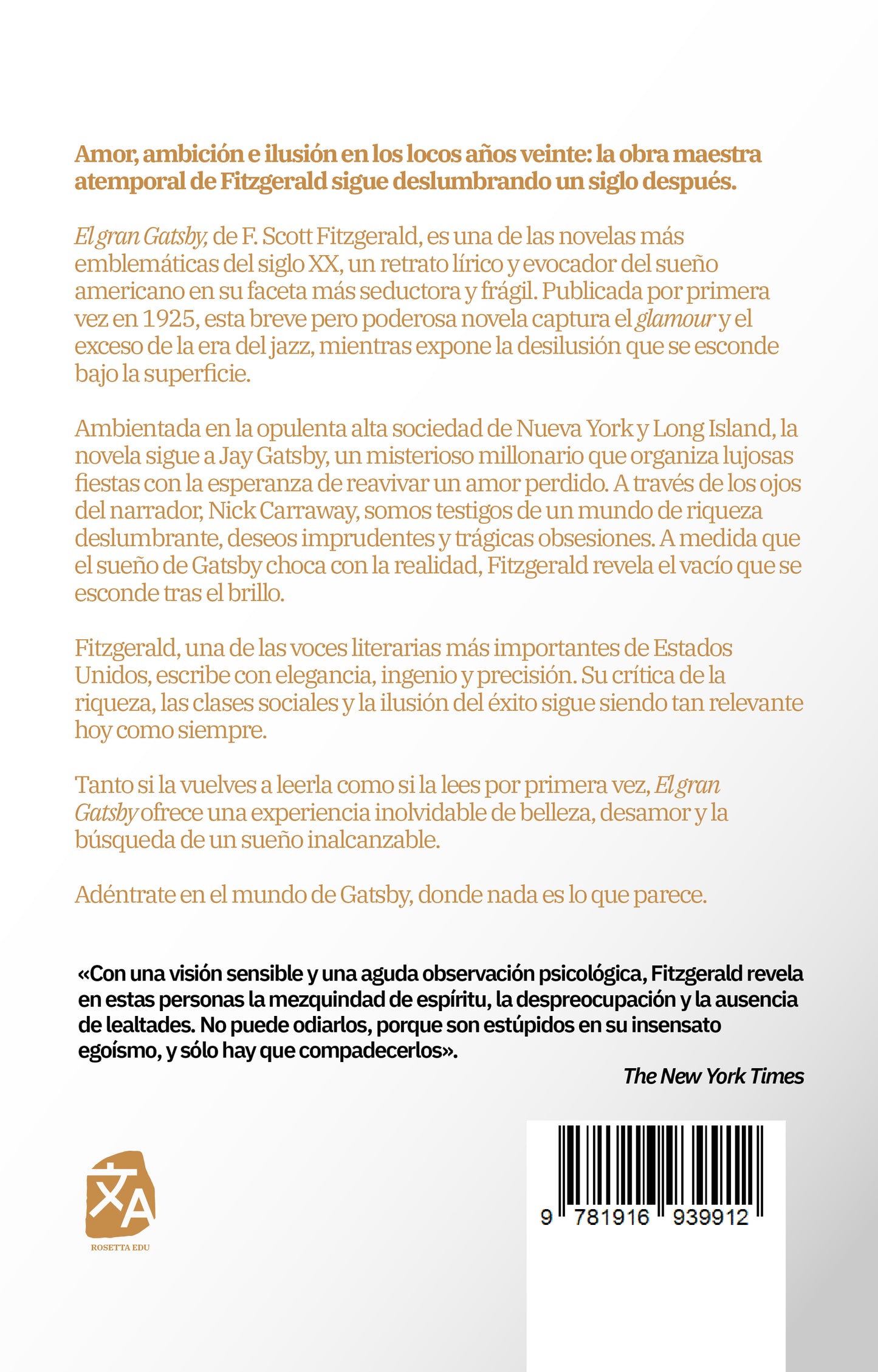 El gran Gatsby | Libro en tapa dura