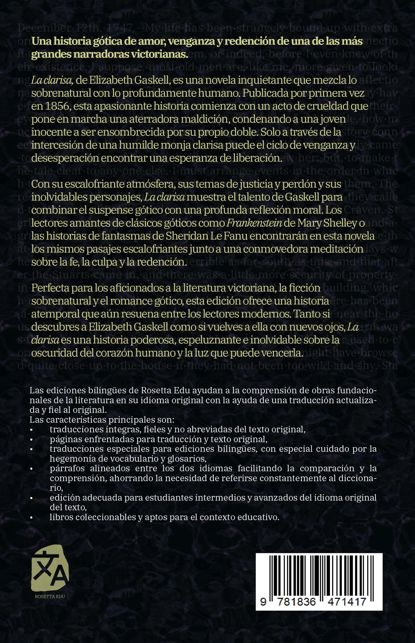 La clarisa - The Poor Clare | Libro bilingüe - Español / Inglés