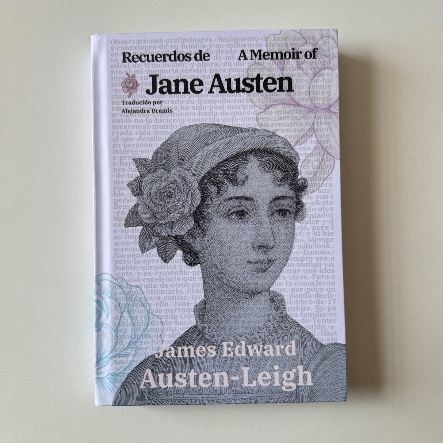 Recuerdos de Jane Austen - A Memoir of Jane Austen | Libro en tapa dura bilingüe - Español / Inglés