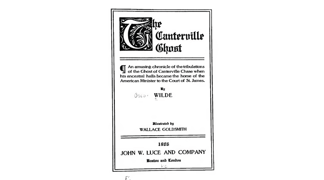 Resumen de El fantasma de Canterville de Oscar Wilde
