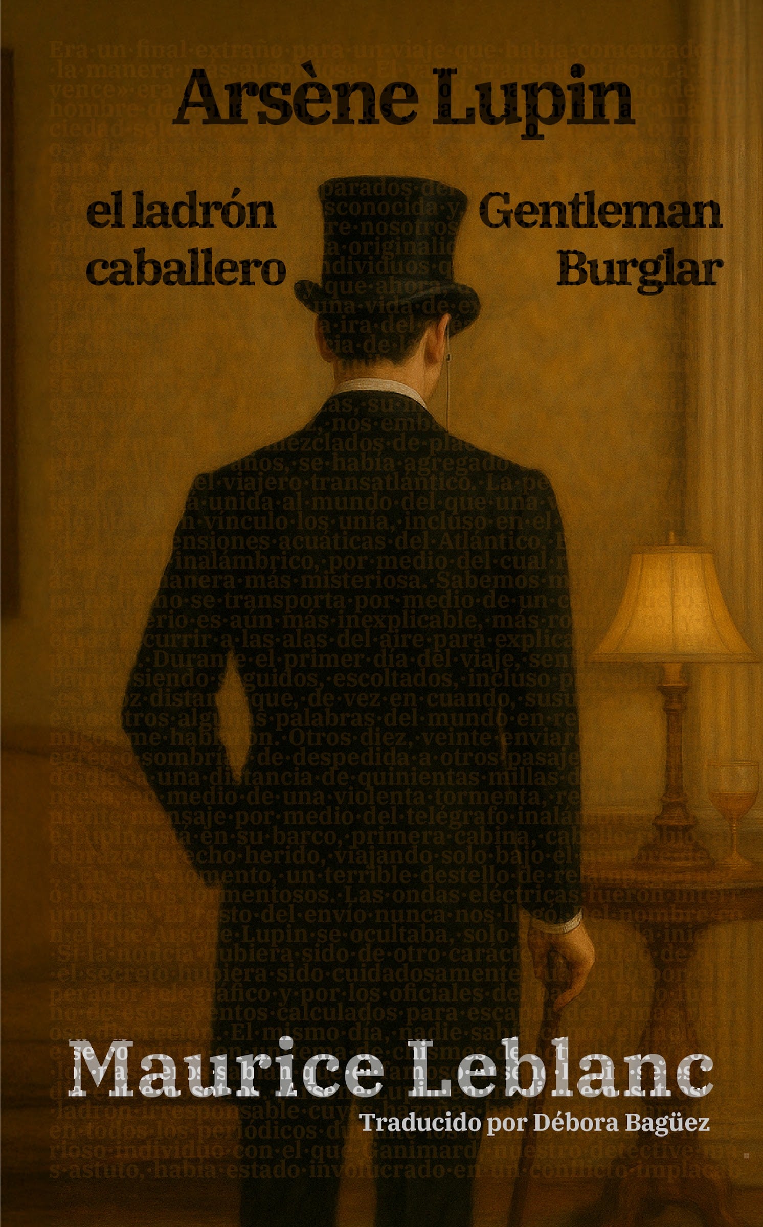 Arsène Lupin, el ladrón caballero, Maurice Leblanc - portada edición bilingüe