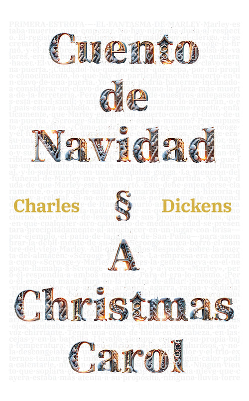 Cuento de Navidad, Charles Dickens - portada edición bilingüe