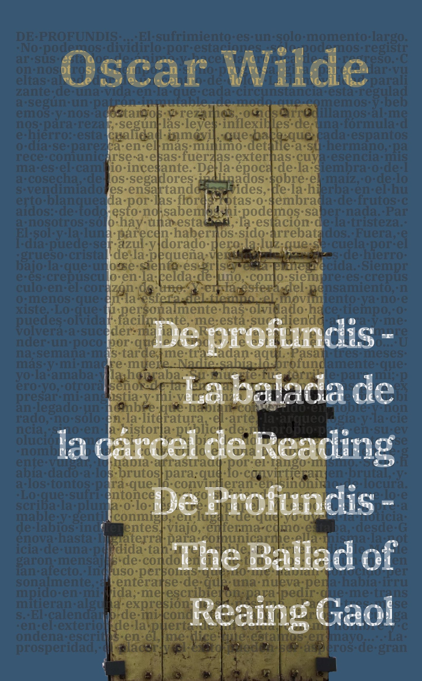 De profundis - La balada de la cárcel de Reading, Oscar Wilde - portada edición bilingüe