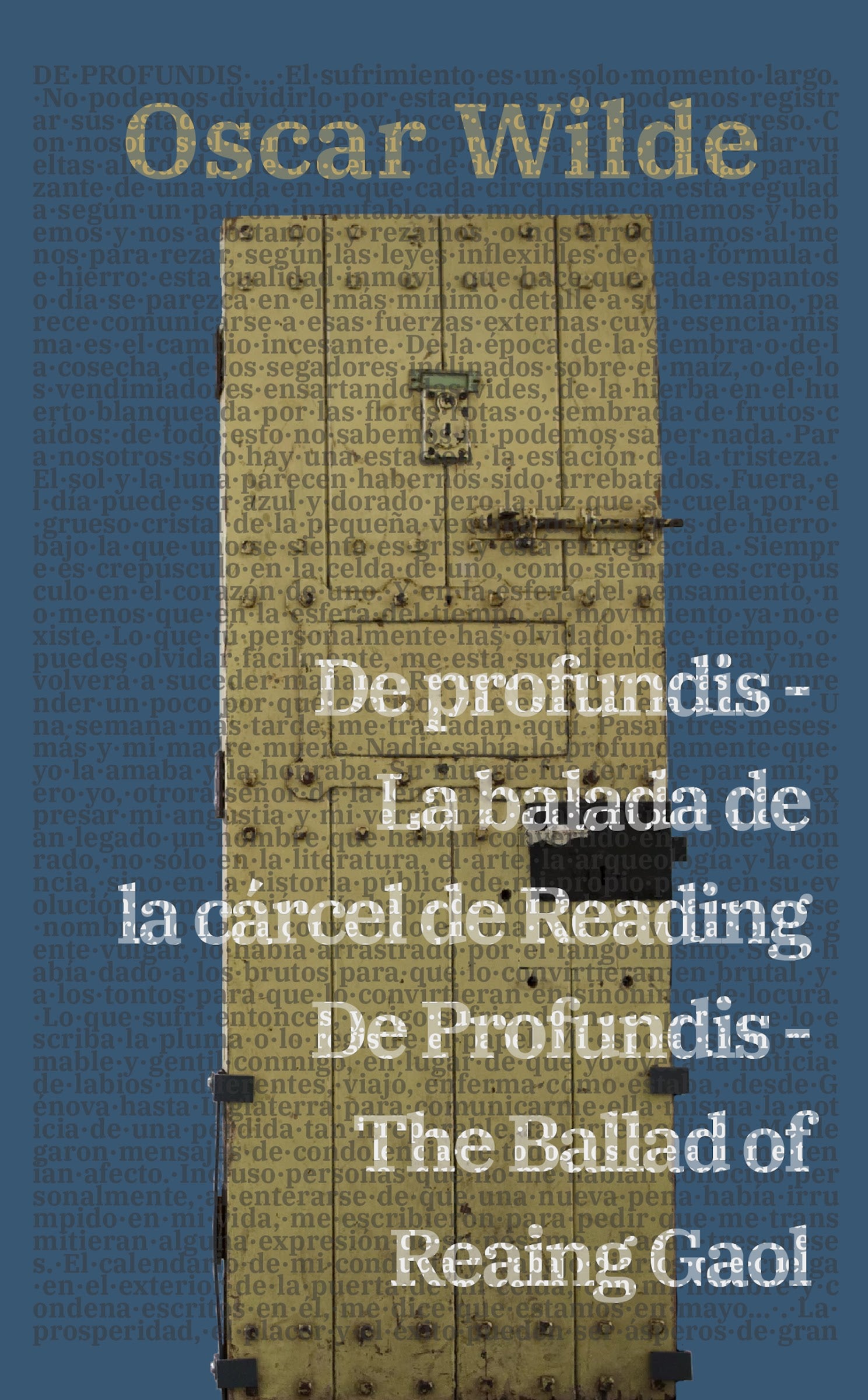 De profundis - La balada de la cárcel de Reading, Oscar Wilde - portada edición bilingüe