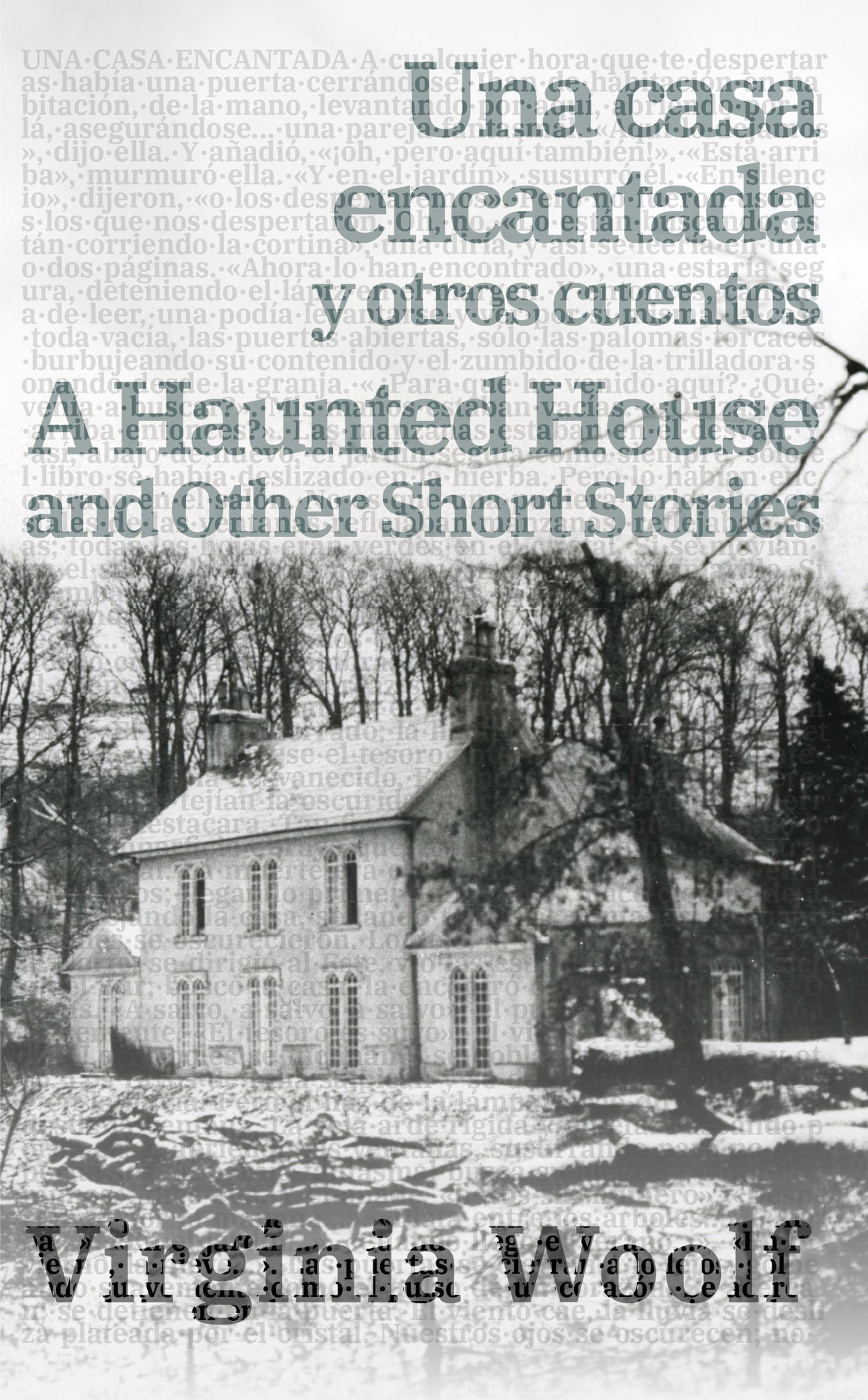 Una casa encantada y otros cuentos, Virginia Woolf - portada edición bilingüe