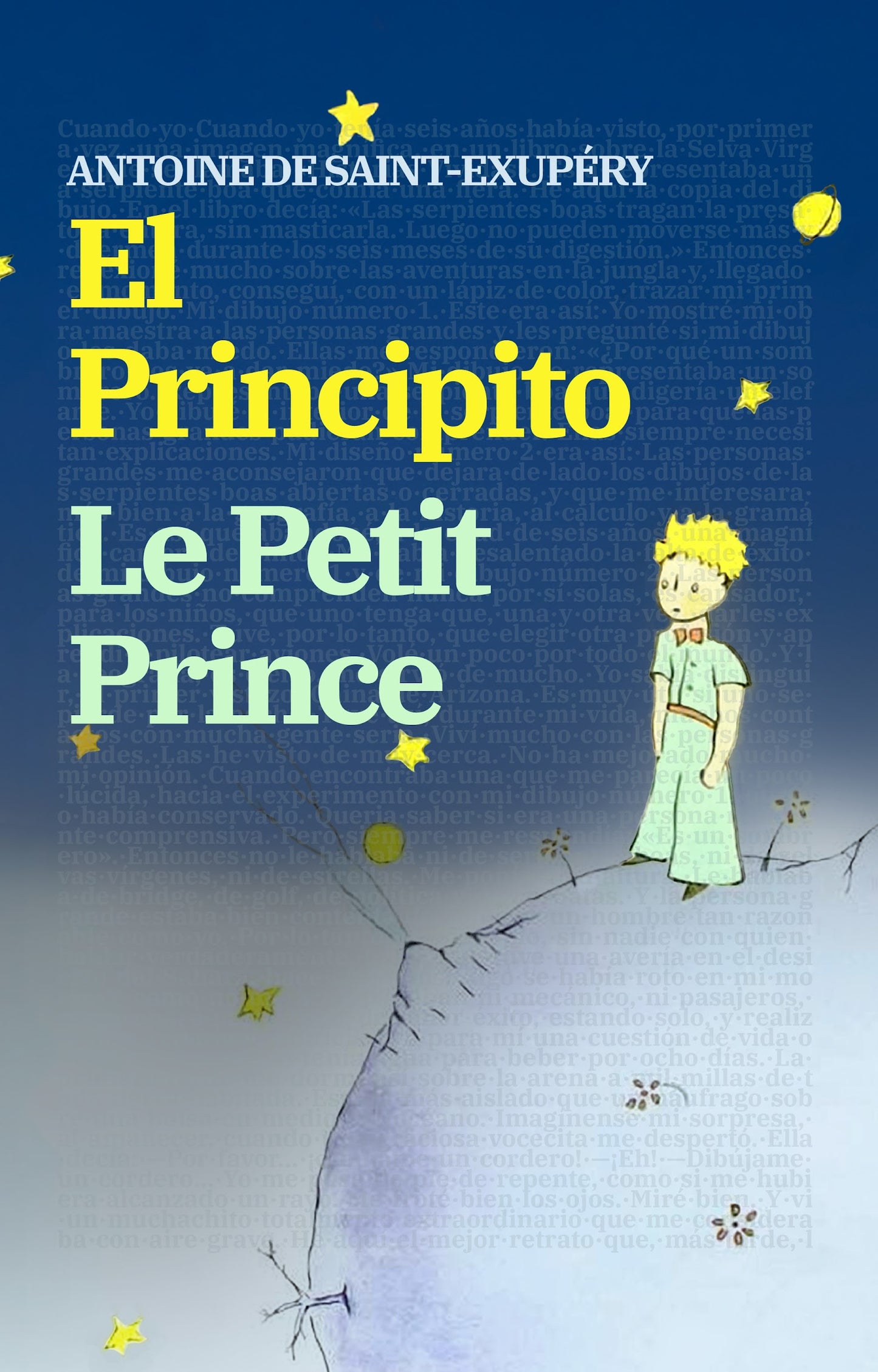 El Principito - Le Petit Prince | Libro en tapa dura bilingüe - Español / Francés
