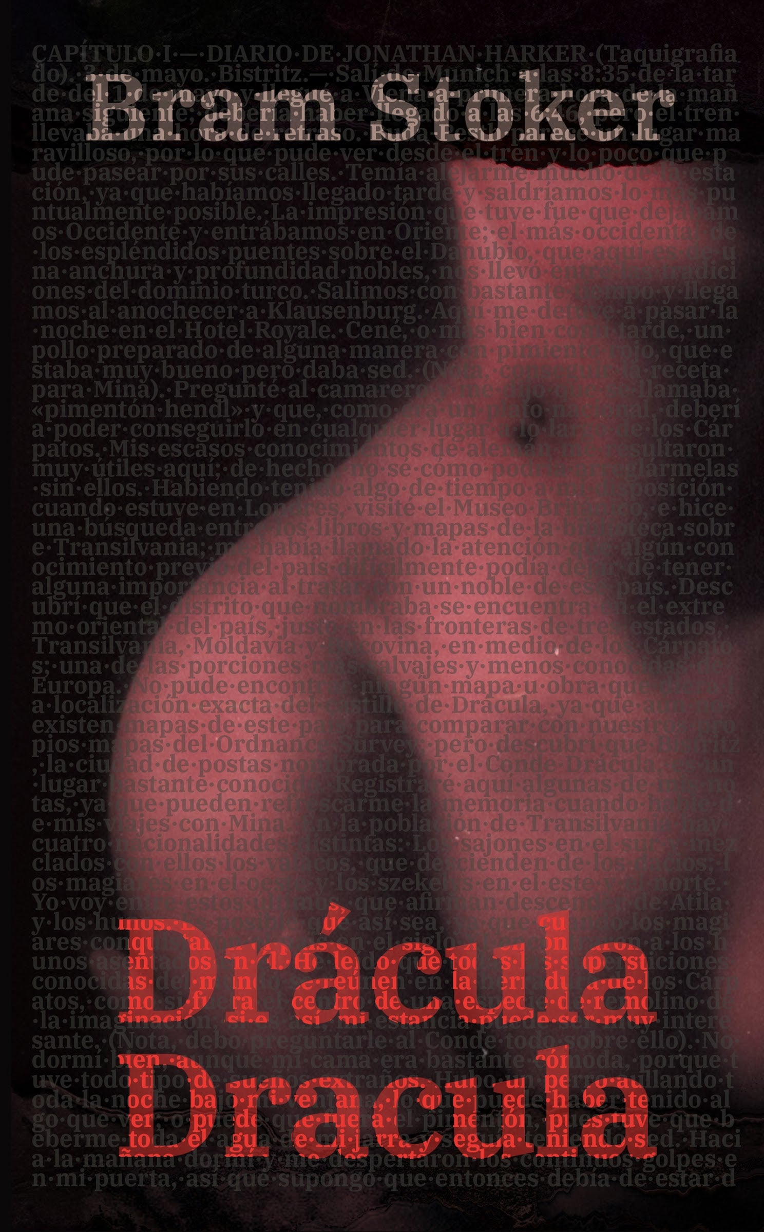 Drácula, Bram Stoker - portada edición bilingüe