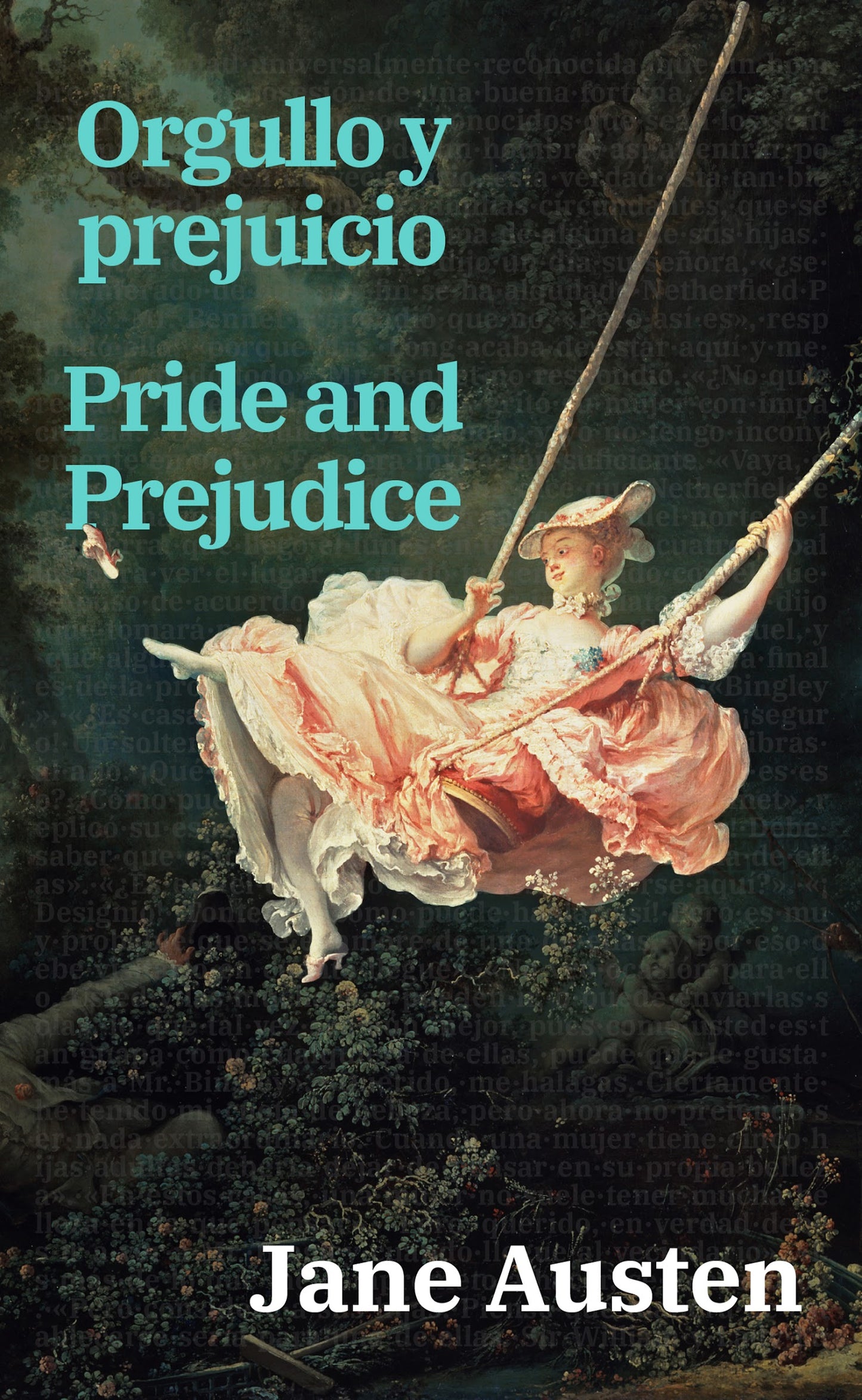 Orgullo y prejuicio - Jane Austen - Portada de la edición bilingüe en tapa blanda - Rosetta Edu
