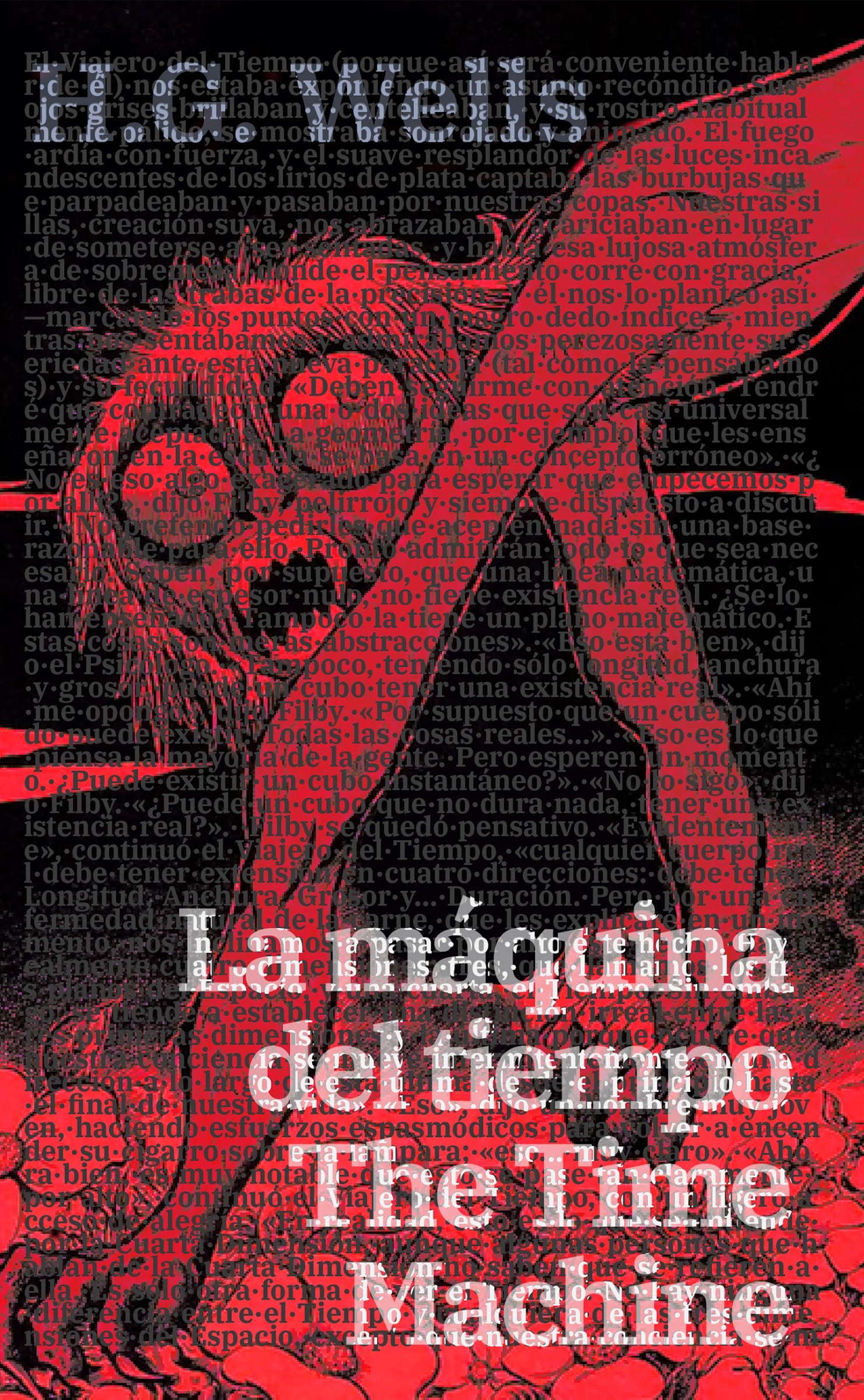 La máquina del tiempo, H. G. Wells - portada edición bilingüe