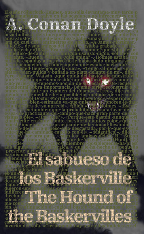 El sabueso de los Baskerville, Arthur Conan Doyle - portada edición bilingüe