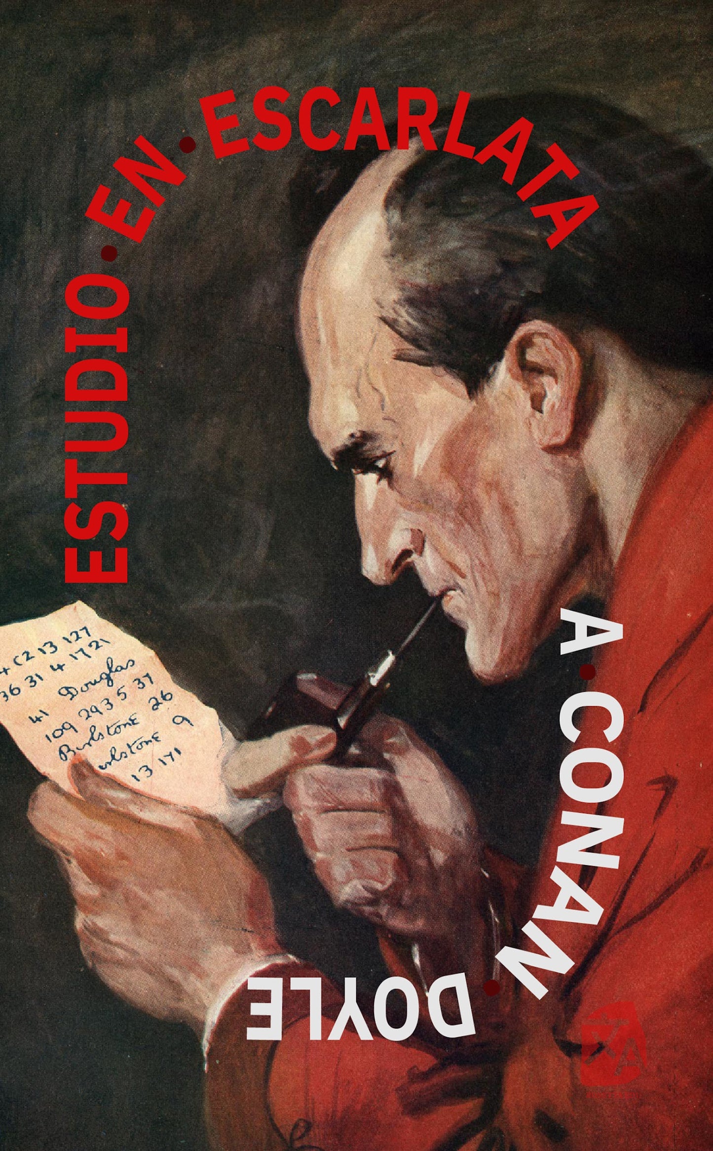 Estudio en escarlata, Arthur Conan Doyle - portada
