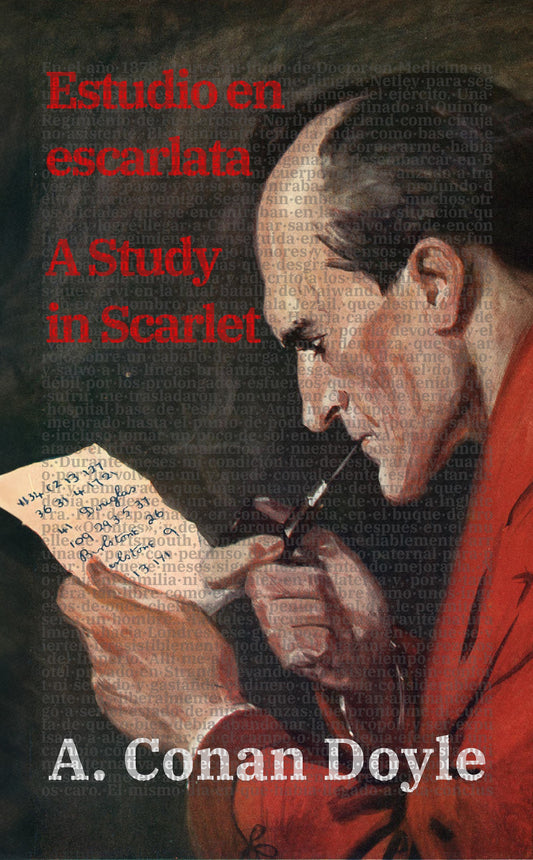 Estudio en escarlata - A Study in Scarlet | Libro en tapa dura bilingüe - Español / Inglés