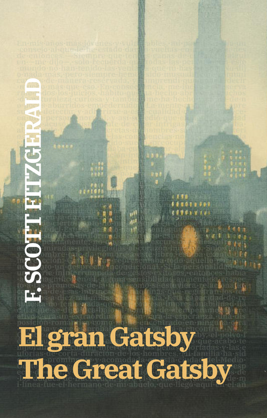 El gran Gatsby - The Great Gatsby | Libro en tapa dura bilingüe - Español / Inglés