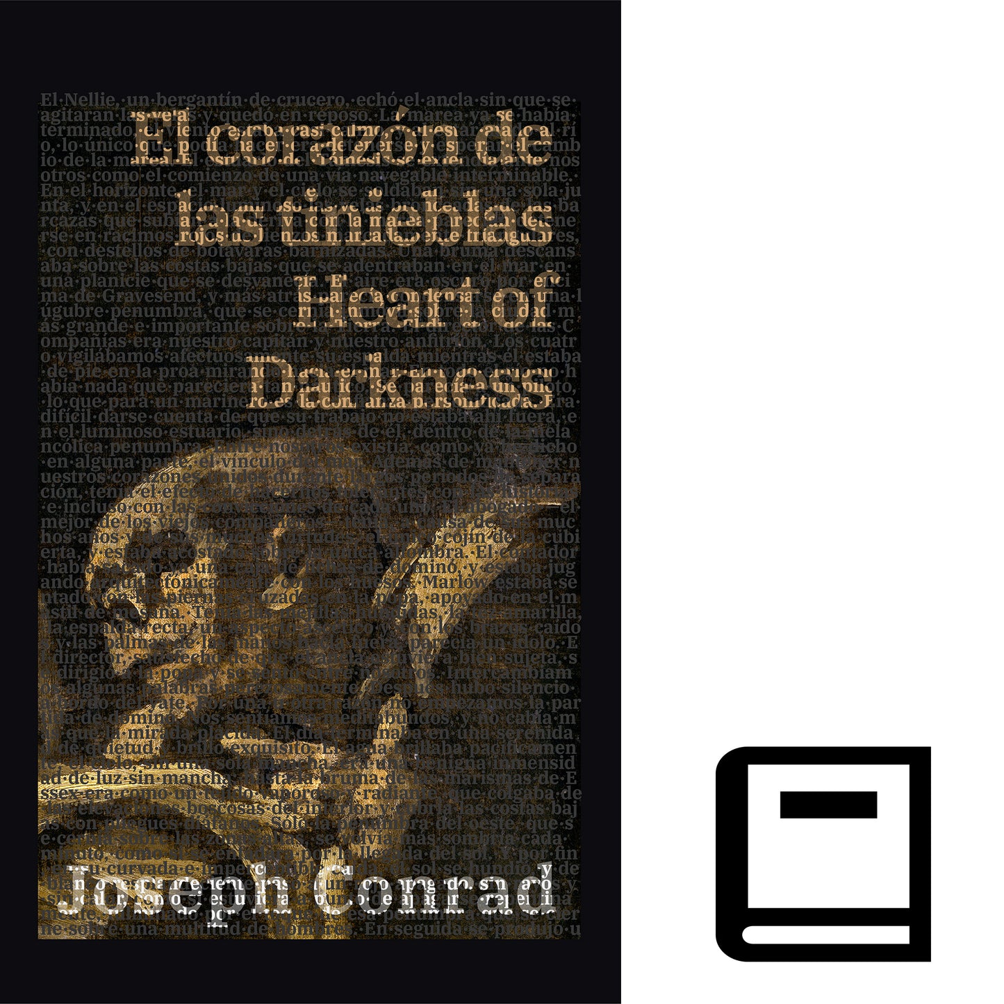 El corazón de las tinieblas - Heart of Darkness | Libro en tapa dura bilingüe - Español / Inglés