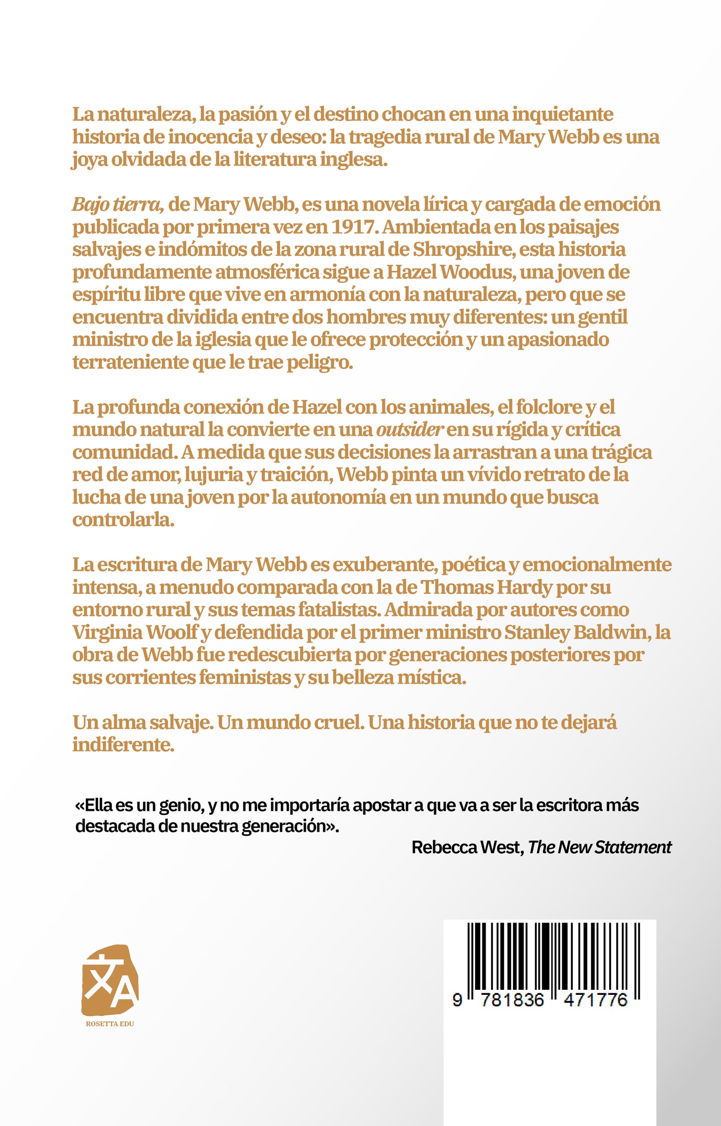 Bajo tierra | Libro en tapa dura