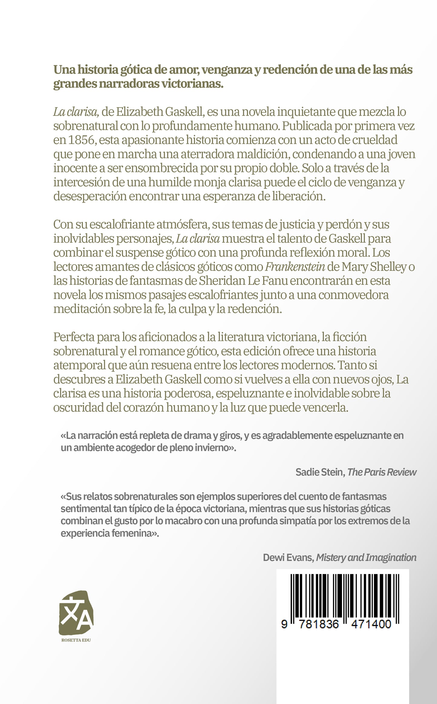 La clarisa | Libro en tapa dura