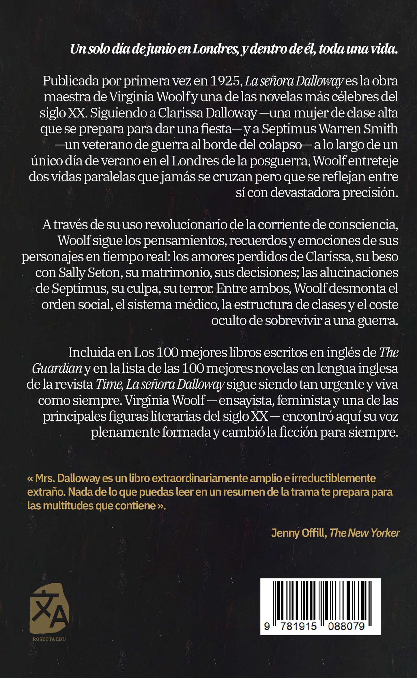 La señora Dalloway | Libro