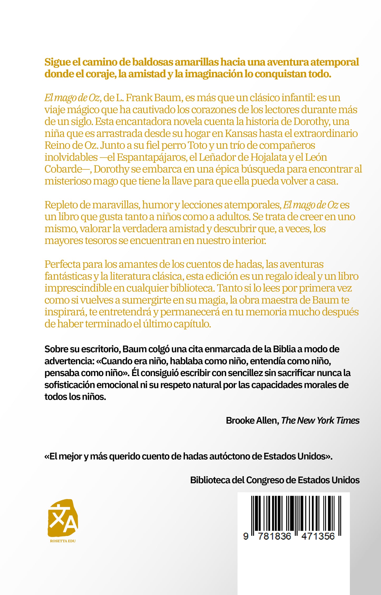 El mago de Oz | Libro en tapa dura