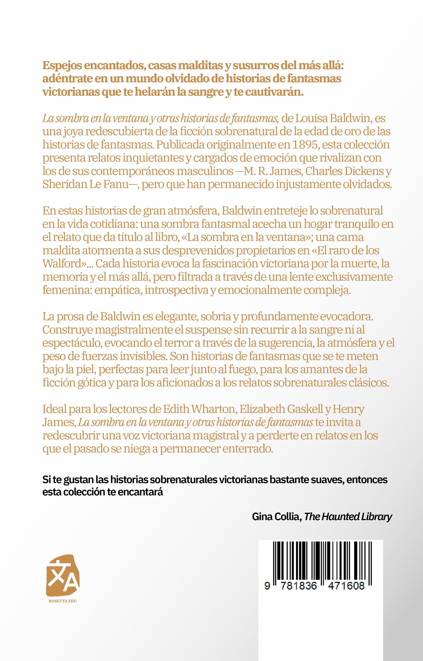 La sombra en la ventana y otras historias de fantasmas | Libro en tapa dura