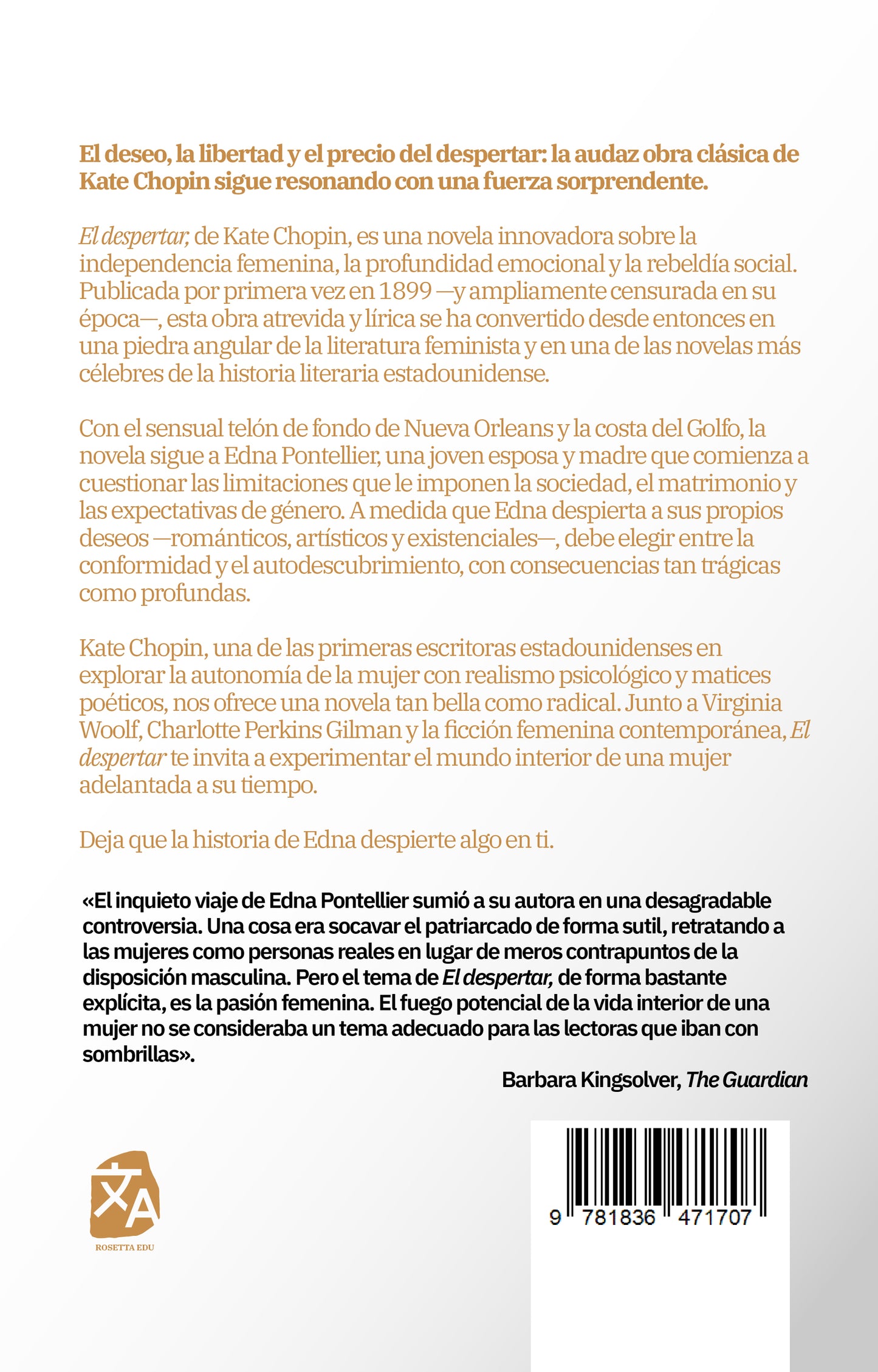 El despertar | Libro en tapa dura