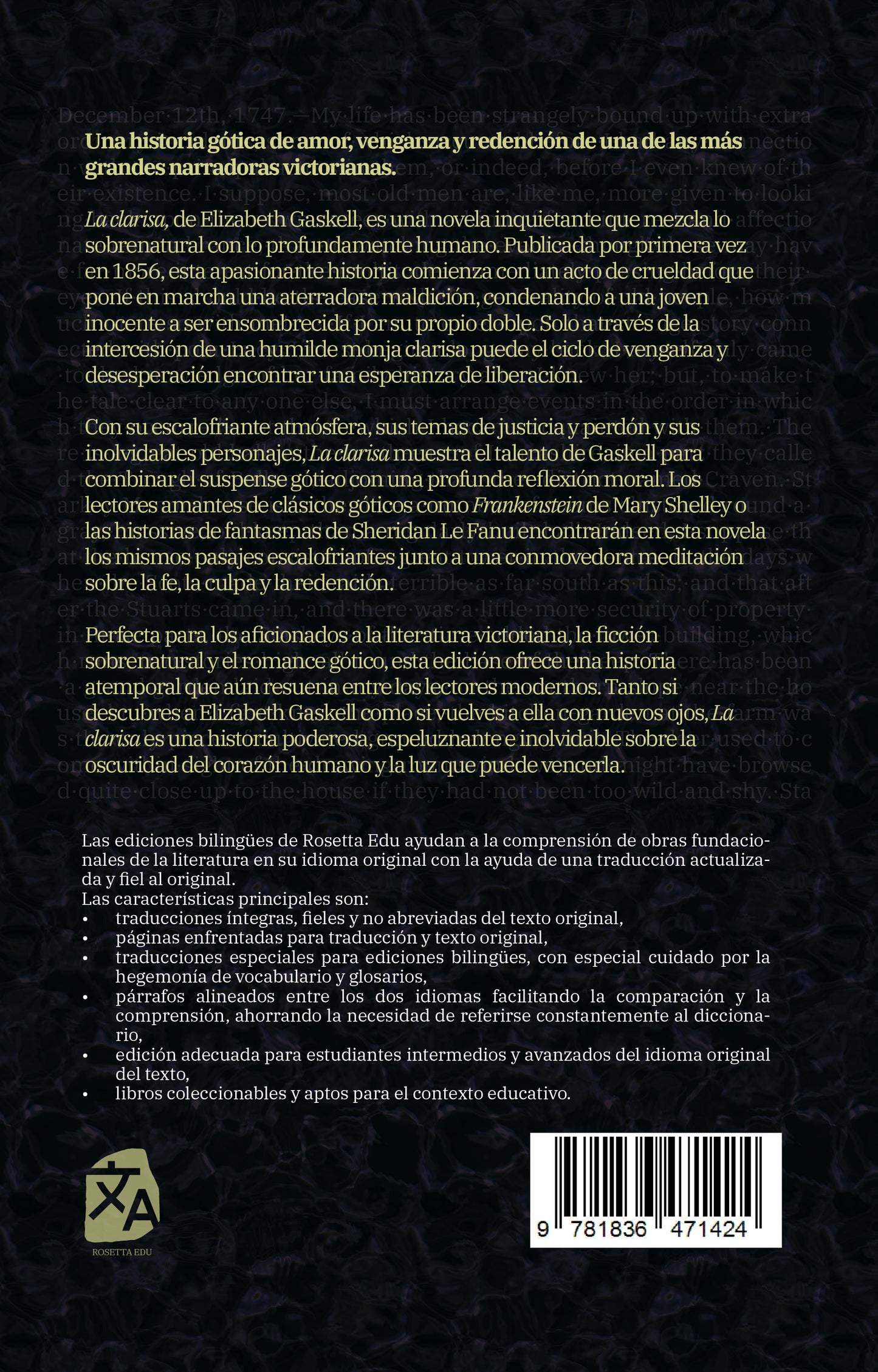 La clarisa - The Poor Clare | Libro en tapa dura bilingüe - Español / Inglés