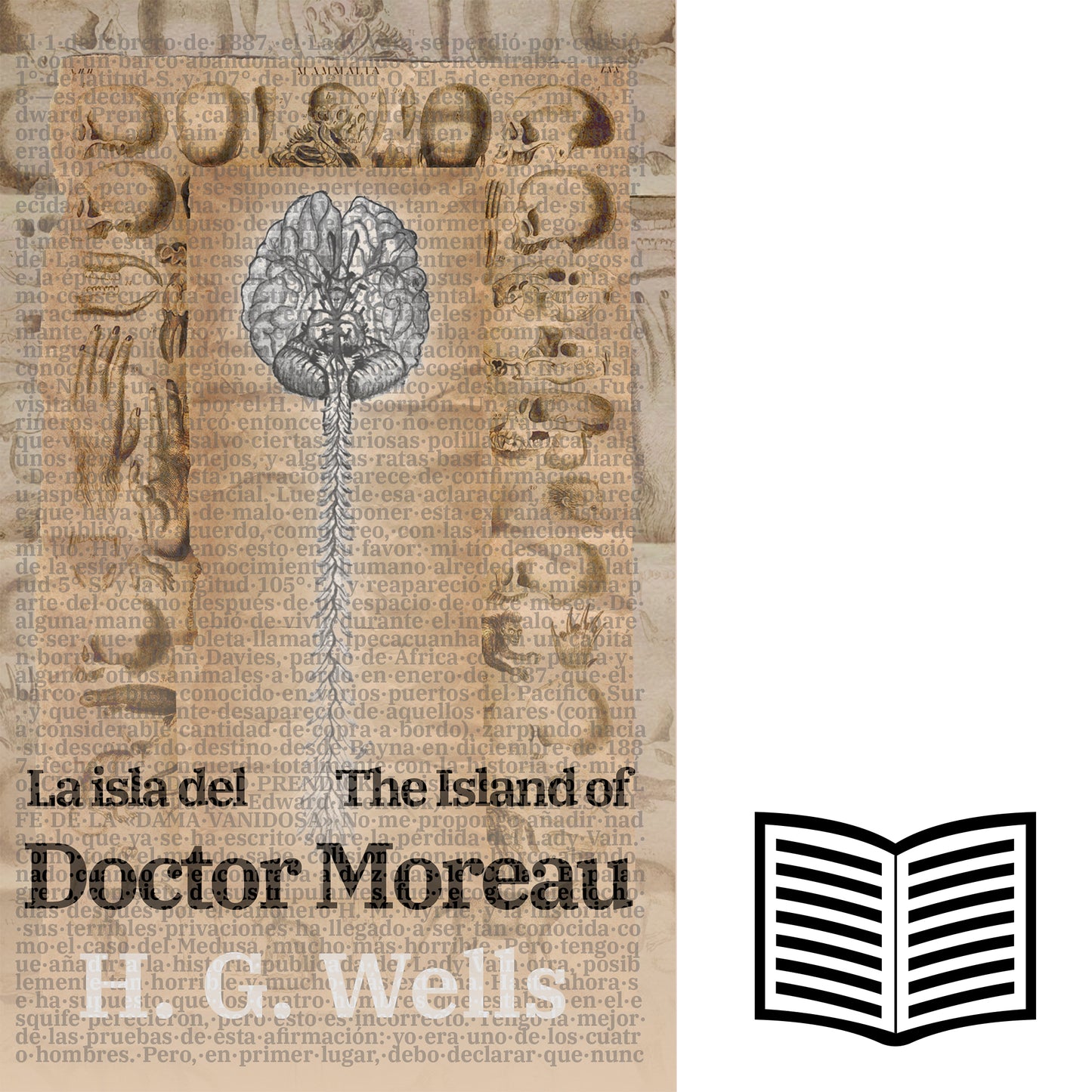 La isla del Dr. Moreau - The Island of Doctor Moreau | Libro bilingüe - Español / Inglés