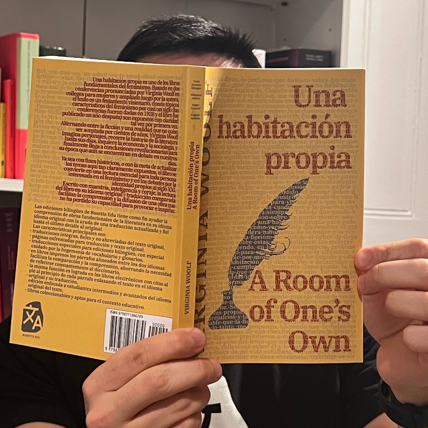 Una habitación propia - A Room of One’s Own | Libro bilingüe - Español / Inglés