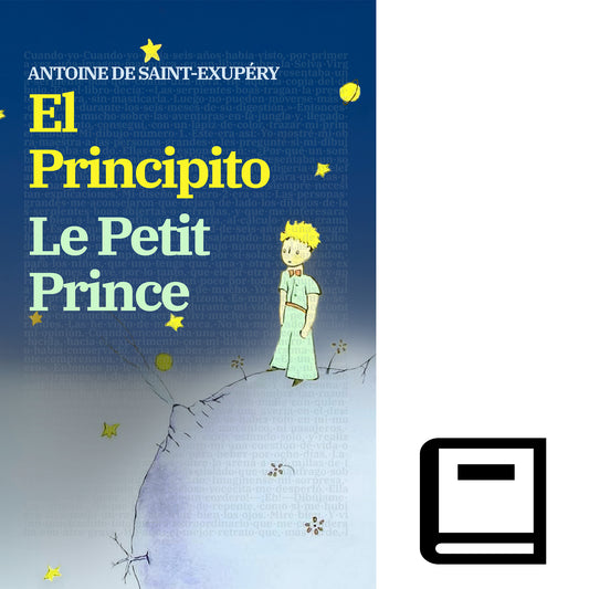 El Principito - Le Petit Prince | Libro en tapa dura bilingüe - Español / Inglés