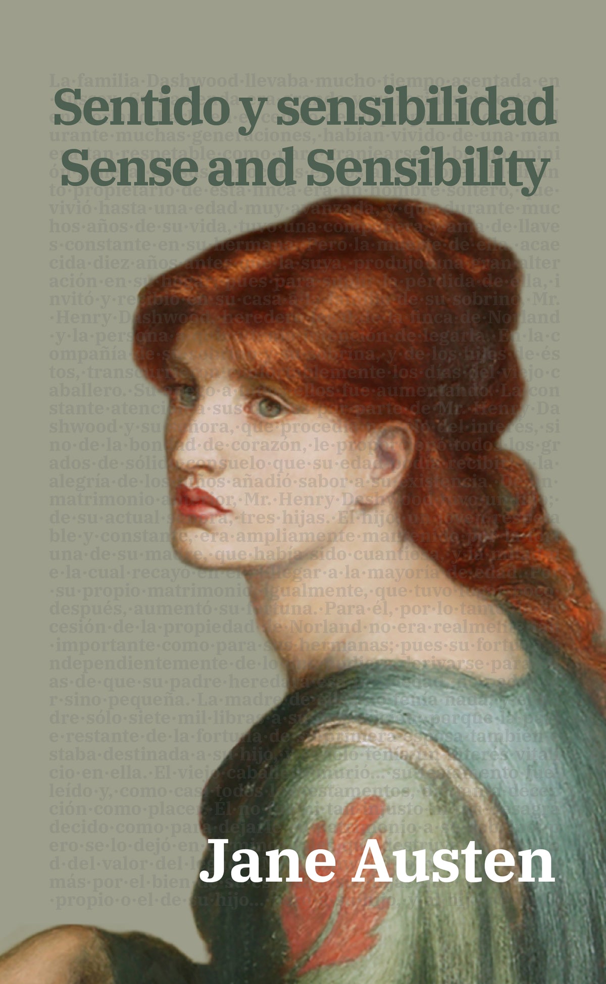 Sentido y sensibilidad - Jane Austen - Portada de la edición bilingüe en tapa dura - Rosetta Edu