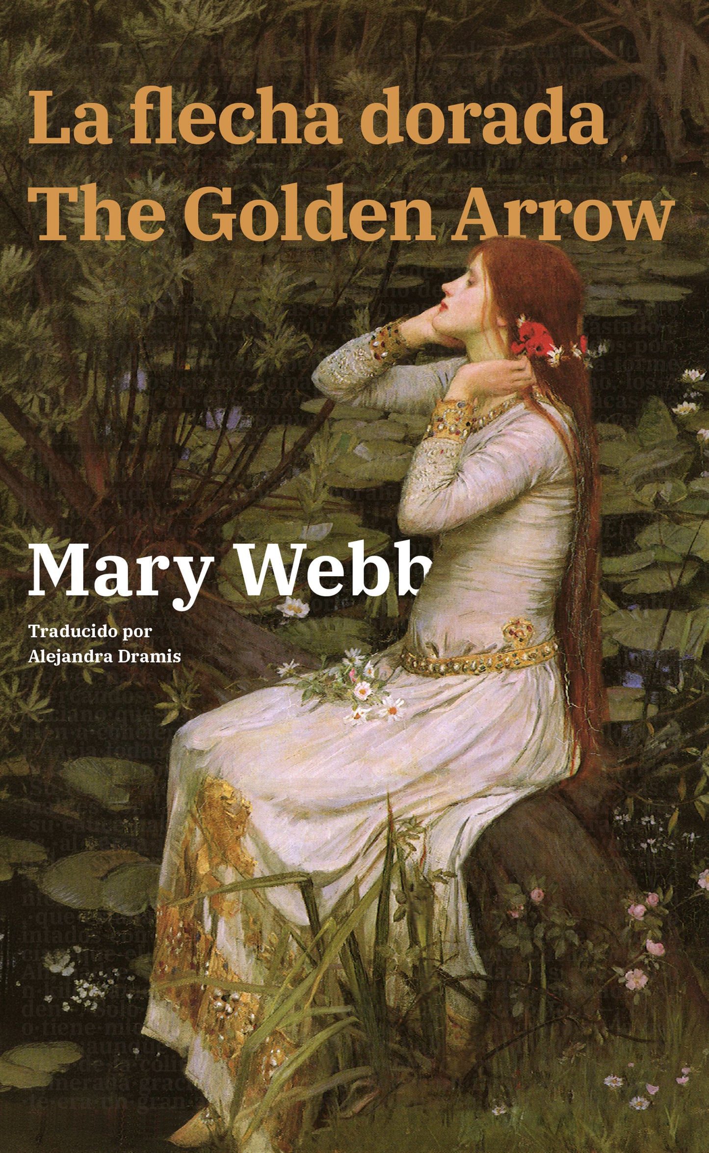 La flecha dorada - Mary Webb - Portada de la edición bilingüe en tapa blanda - Rosetta Edu