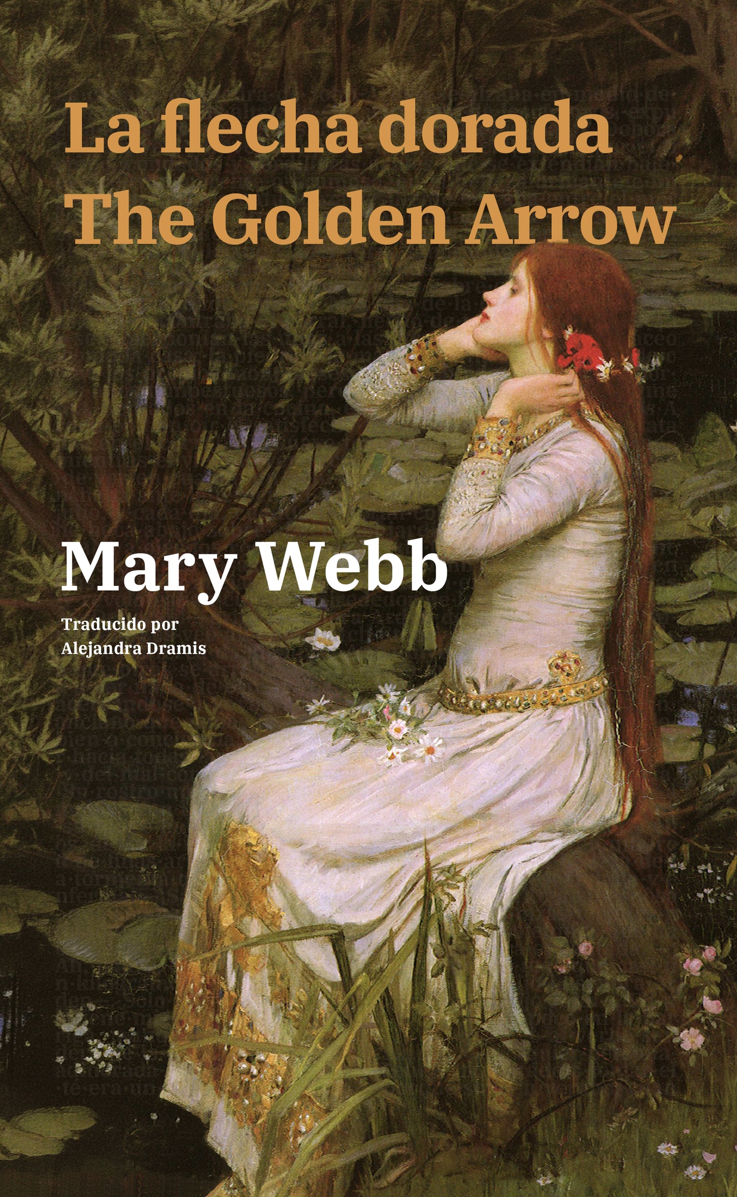 La flecha dorada - Mary Webb - Portada de la edición bilingüe en tapa dura - Rosetta Edu